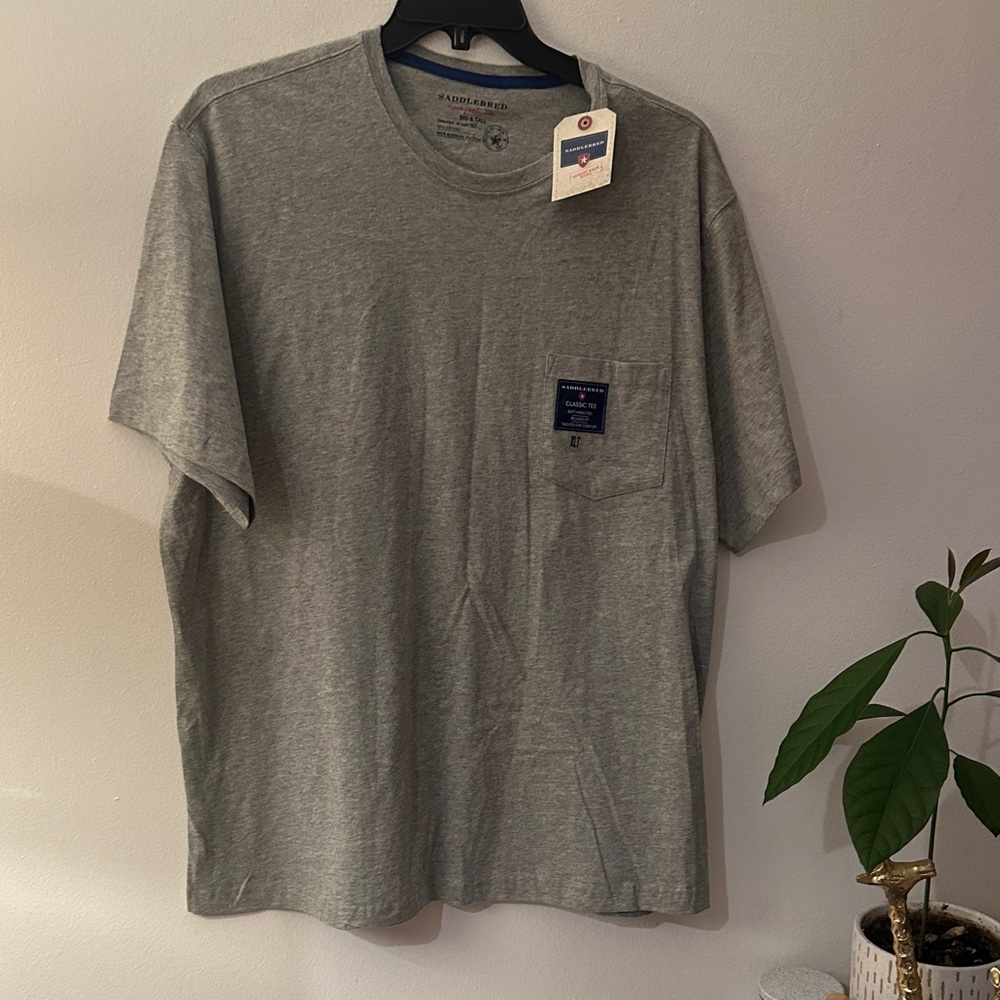 Saddlebred Gray Short Sleeve Men's Tee